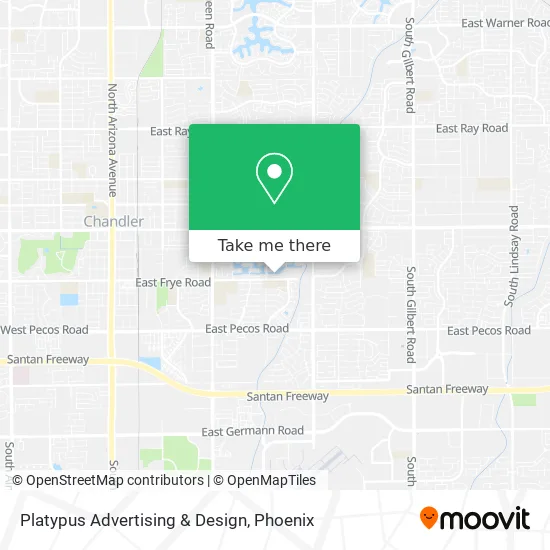 Platypus Advertising & Design map