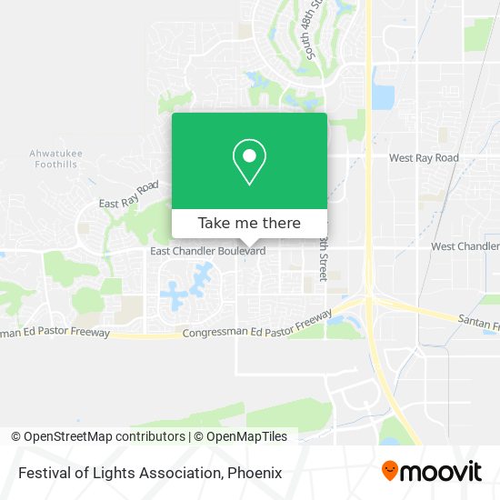Festival of Lights Association map