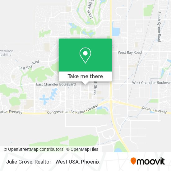 Mapa de Julie Grove, Realtor - West USA