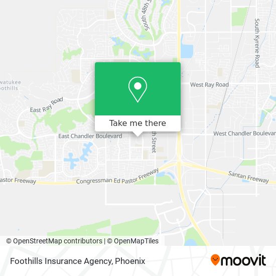 Foothills Insurance Agency map