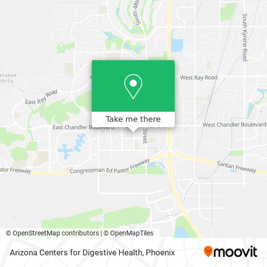 Arizona Centers for Digestive Health map