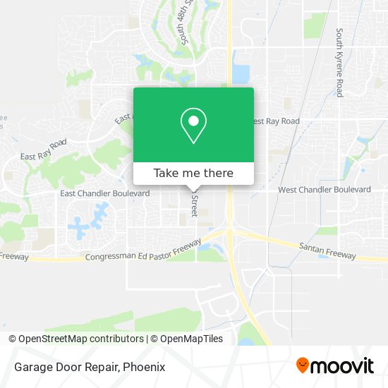 Mapa de Garage Door Repair