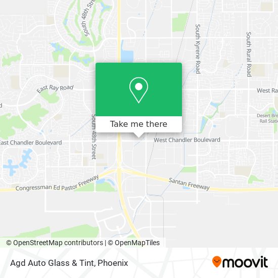 Agd Auto Glass & Tint map