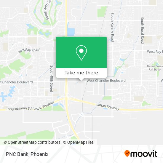 PNC Bank map