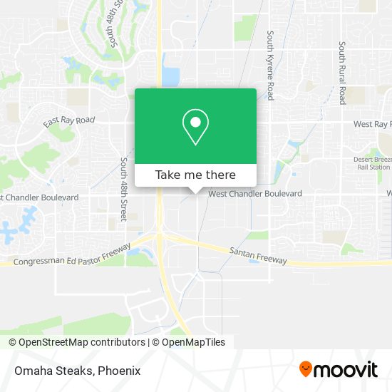 Omaha Steaks map