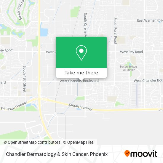 Chandler Dermatology & Skin Cancer map