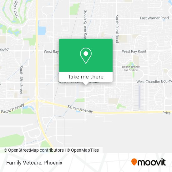 Family Vetcare map