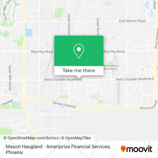 Mapa de Mason Haugland - Ameriprise Financial Services