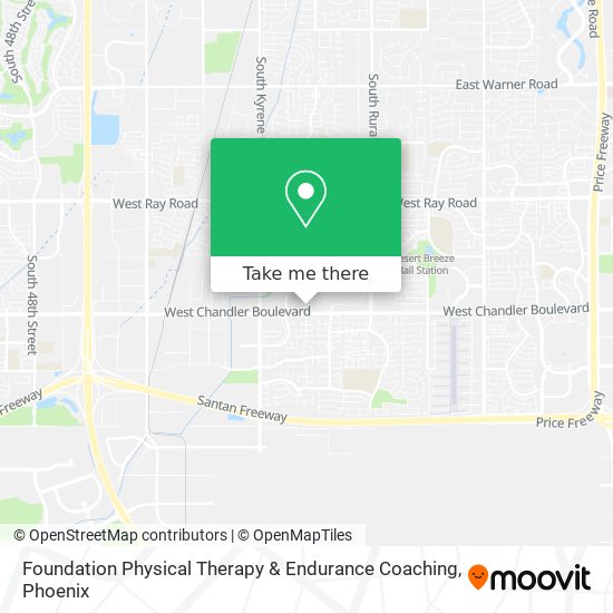 Foundation Physical Therapy & Endurance Coaching map