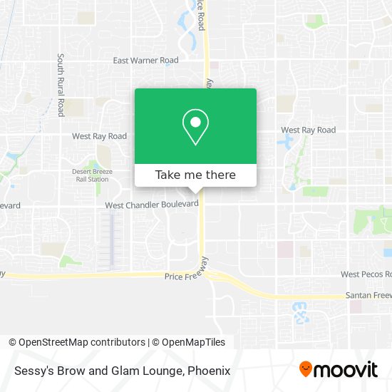 Sessy's Brow and Glam Lounge map