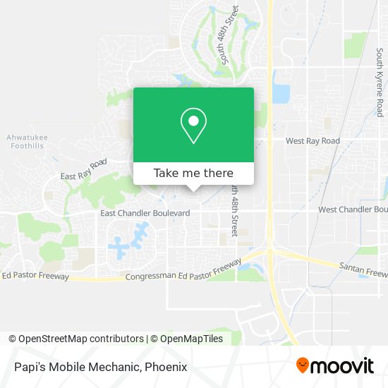 Papi's Mobile Mechanic map