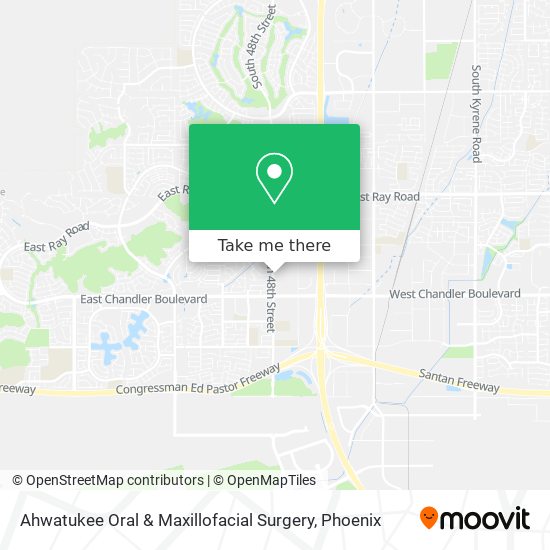 Ahwatukee Oral & Maxillofacial Surgery map