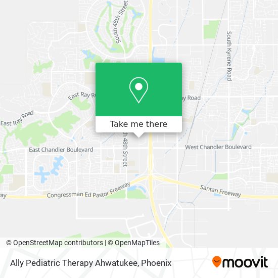 Ally Pediatric Therapy Ahwatukee map