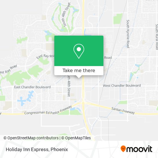 Holiday Inn Express map