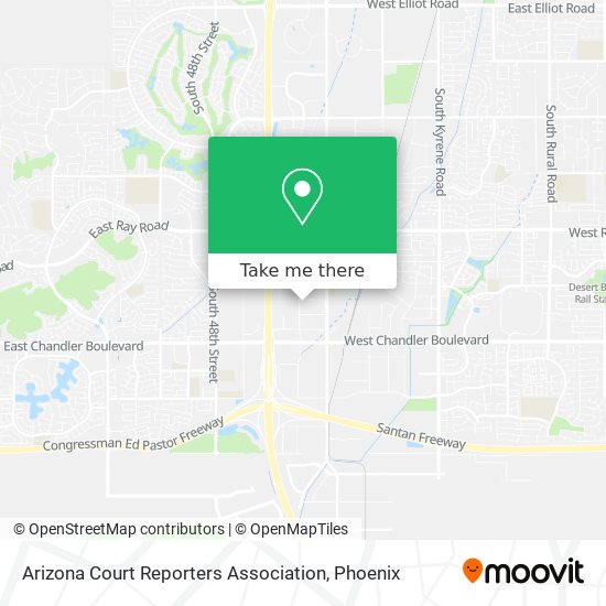 Mapa de Arizona Court Reporters Association