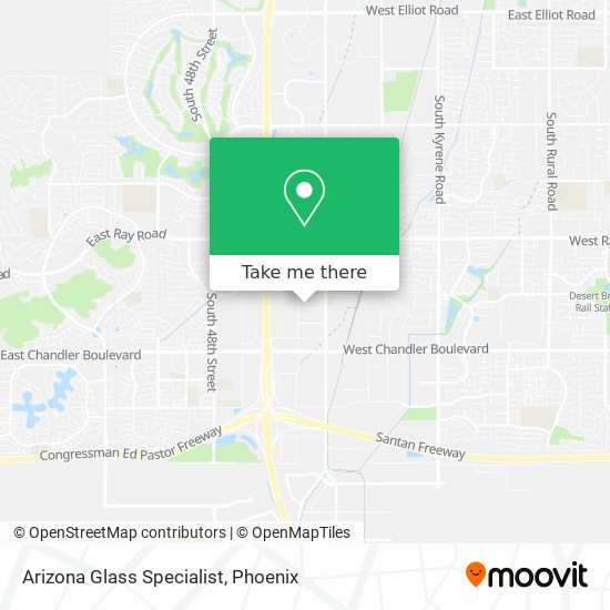 Mapa de Arizona Glass Specialist