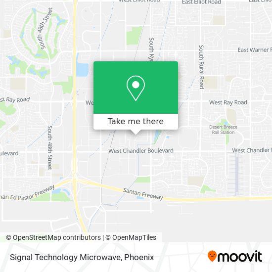 Signal Technology Microwave map