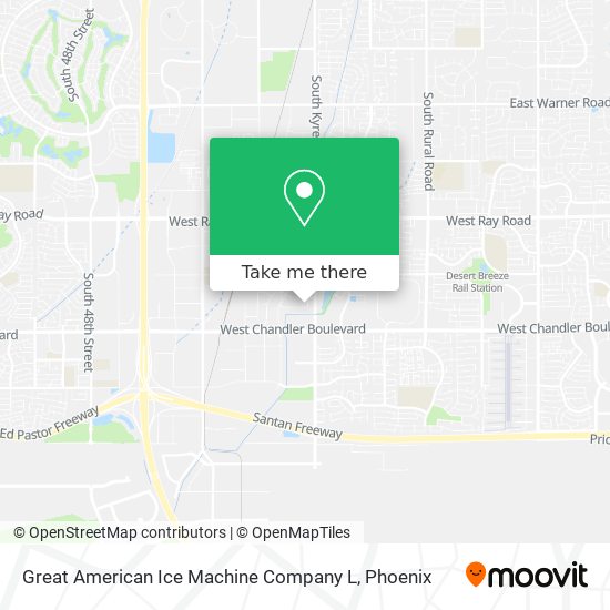 Great American Ice Machine Company L map