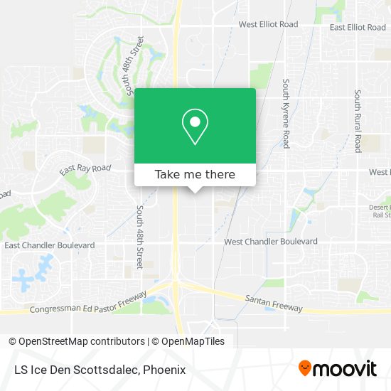 LS Ice Den Scottsdalec map