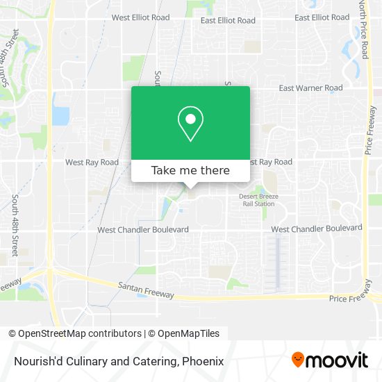 Nourish'd Culinary and Catering map