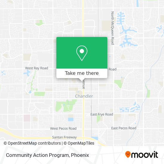 Community Action Program map