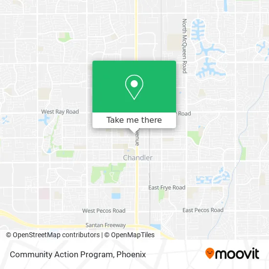 Community Action Program map
