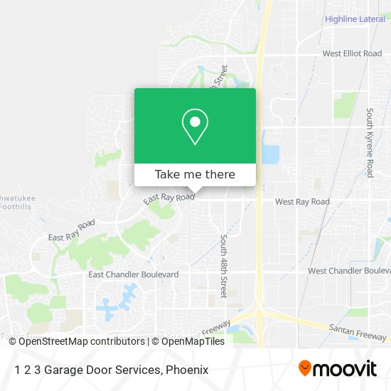 1 2 3 Garage Door Services map