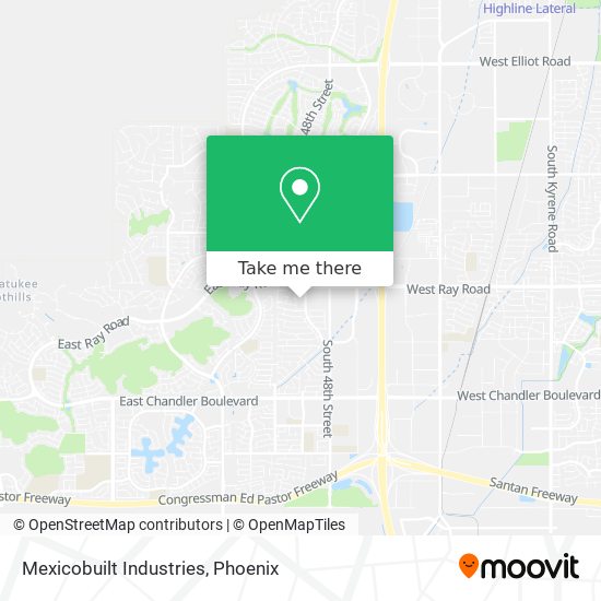 Mexicobuilt Industries map