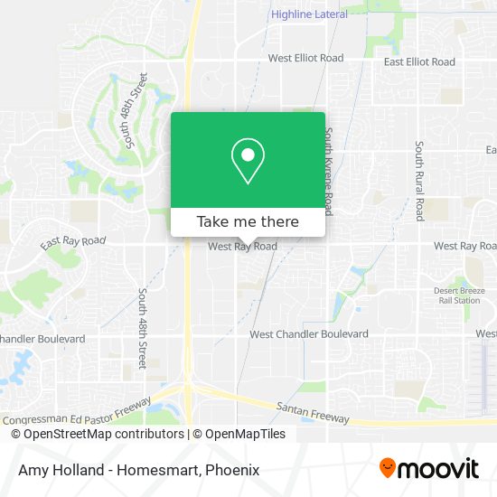 Mapa de Amy Holland - Homesmart