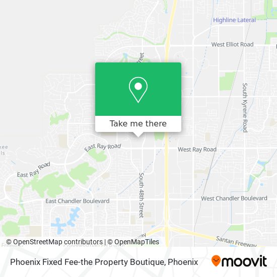 Mapa de Phoenix Fixed Fee-the Property Boutique