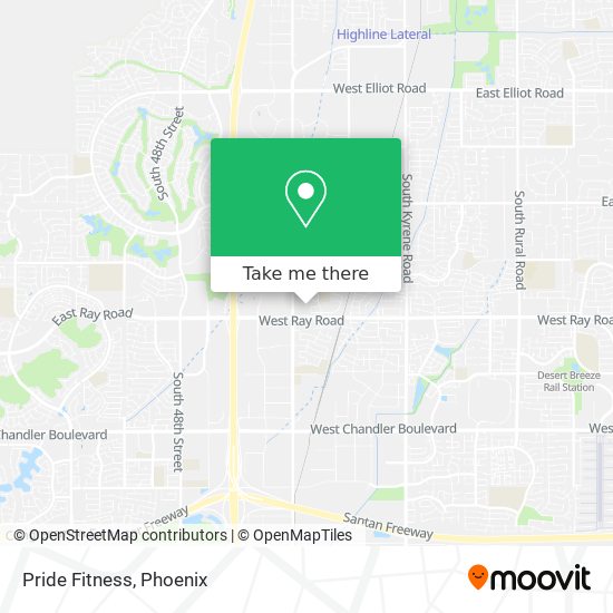 Pride Fitness map