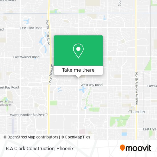Mapa de B.A Clark Construction
