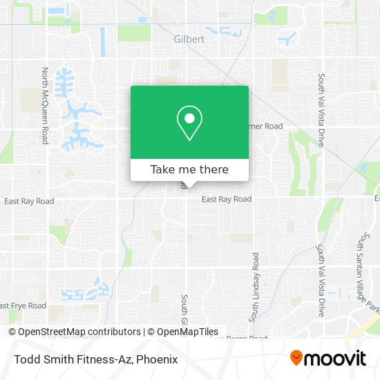 Todd Smith Fitness-Az map