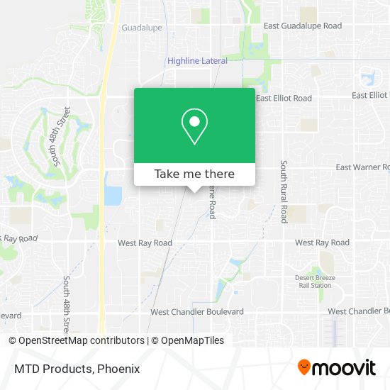 MTD Products map