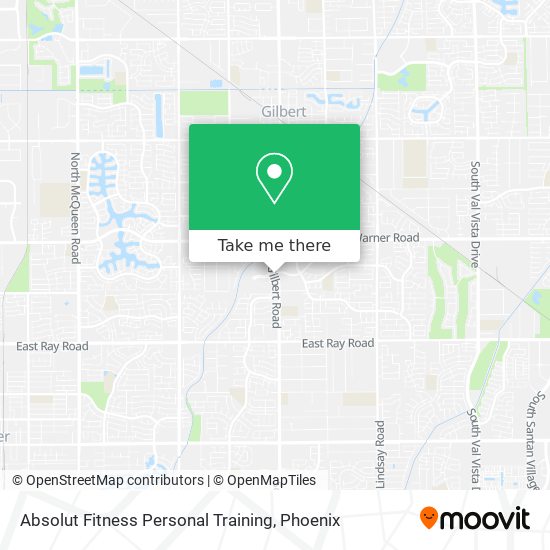 Absolut Fitness Personal Training map