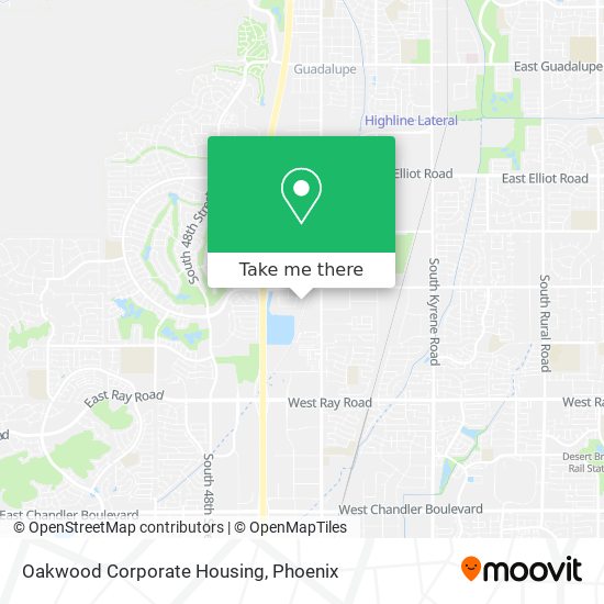 Mapa de Oakwood Corporate Housing