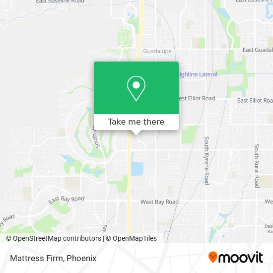 Mattress Firm map