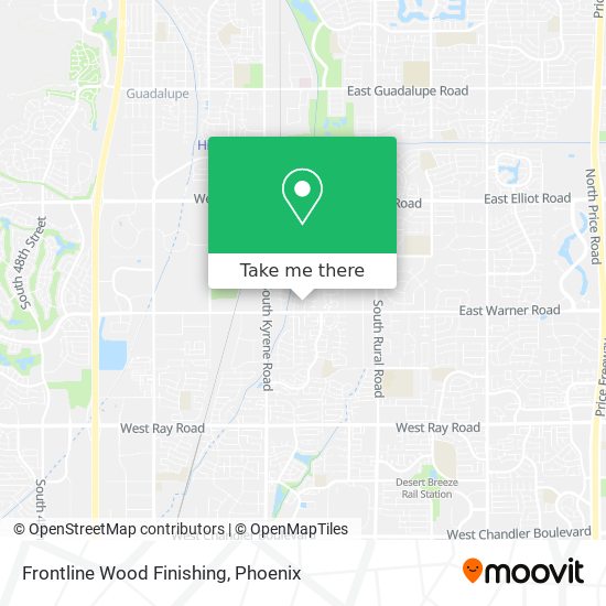 Mapa de Frontline Wood Finishing