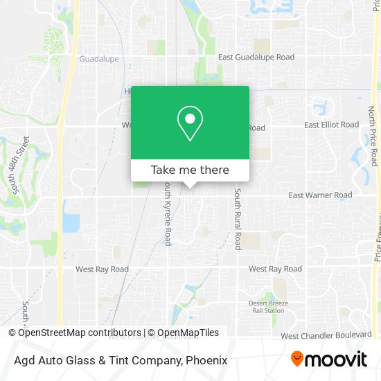 Agd Auto Glass & Tint Company map