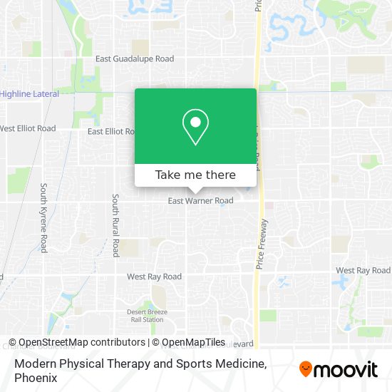 Modern Physical Therapy and Sports Medicine map