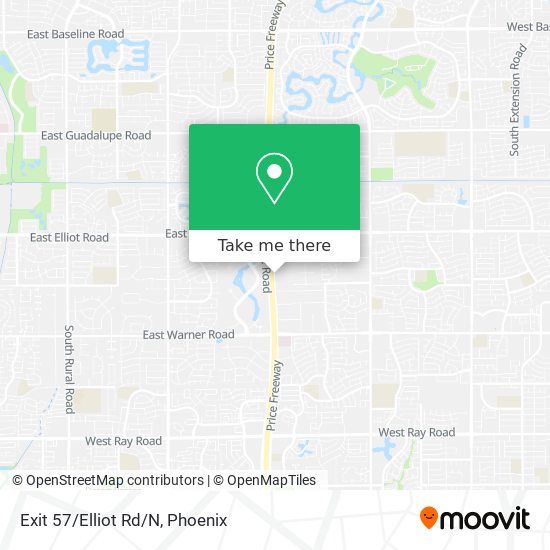 Mapa de Exit 57/Elliot Rd/N