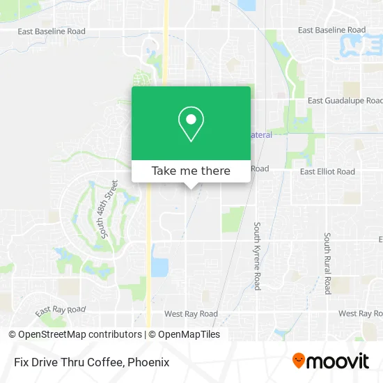 Fix Drive Thru Coffee map