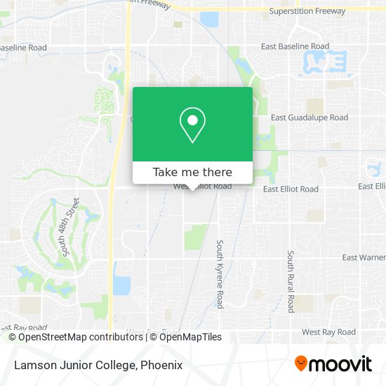 Mapa de Lamson Junior College