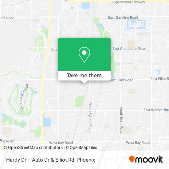 Hardy Dr -- Auto Dr & Elliot Rd map