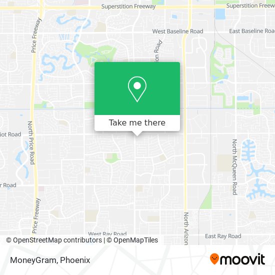 Mapa de MoneyGram