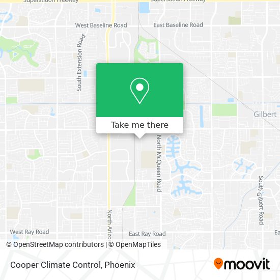 Cooper Climate Control map