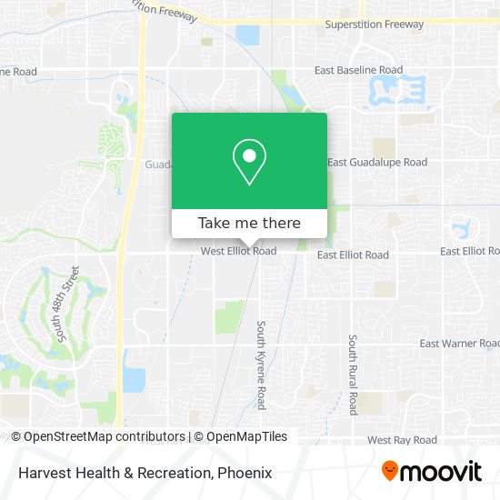 Harvest Health & Recreation map