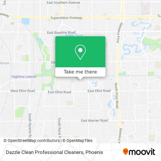 Mapa de Dazzle Clean Professional Cleaners