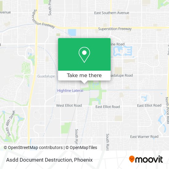 Asdd Document Destruction map