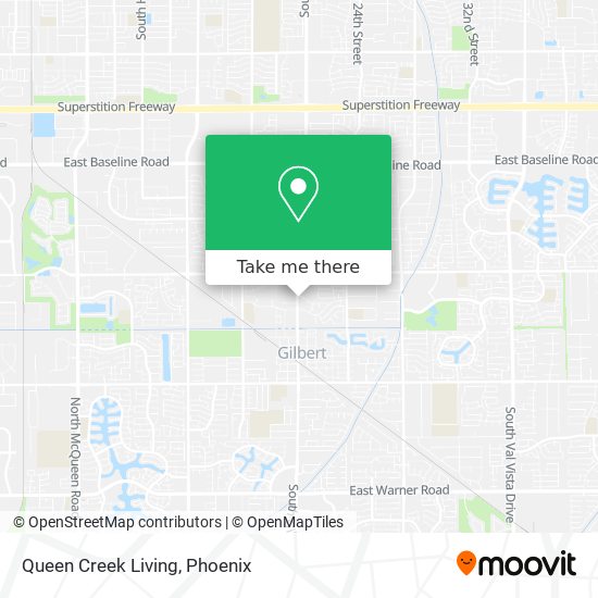 Queen Creek Living map